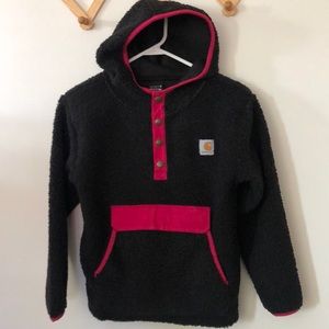 Carhartt Black Sherpa hooded pullover
